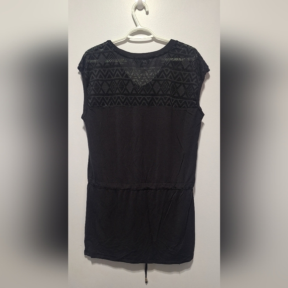 EUC Black Lace Detail Women's Top M - Picture 3 of 5